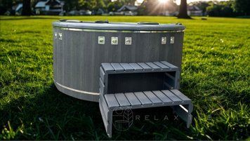 Сходи на металокаркасі для чану RK-ACC-STEPS фото